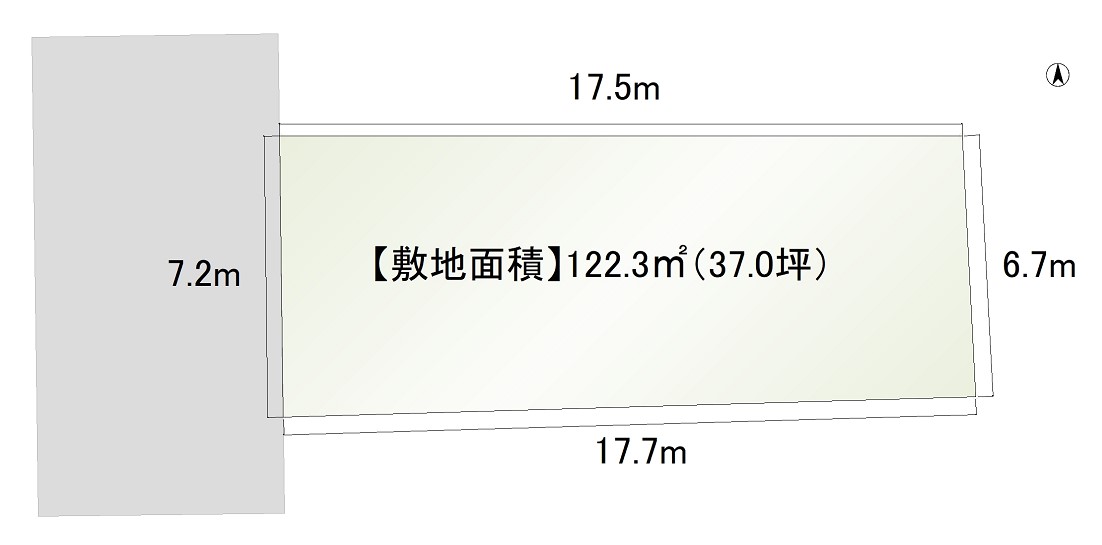 【せやまどりNo.45】「土地間口7m未満でも超開放的なLDKの1階完結型」の間取り図 | LDK