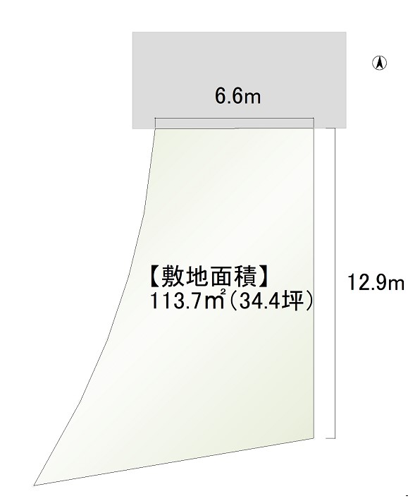 【せやまどりNo.73】「変形三角形の土地を最大限に活かした1階完結型の家」の間取り図 | 和室・書斎・趣味