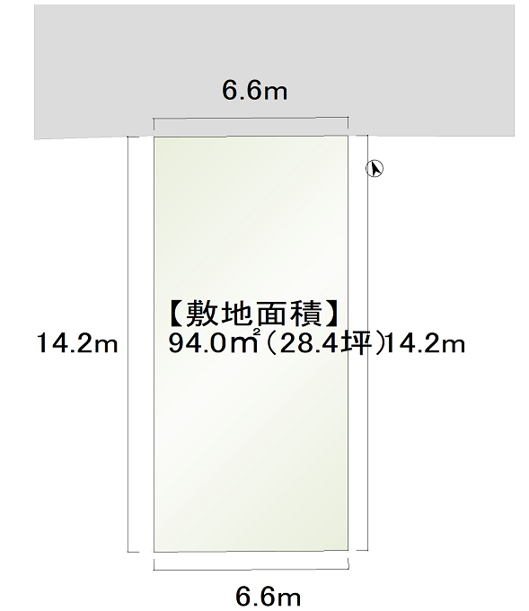 【せやまどりNo.95】「間口6.6mの狭小土地（28.4坪）を活かす6つのポイントを実践した一階完結型の家」の間取り図 | LDK