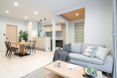 【せやまどりNo.104】「家族4人に全員個室！延床32坪でも広く感じる神動線の家」の間取り図 | LDK