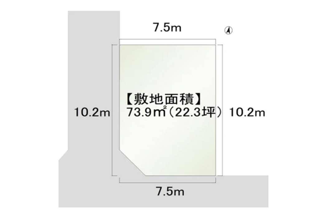 【せやまどりNo.103】「狭小地の3階建てに開放的な空間・大収納を設けた家」の間取り図 | LDK