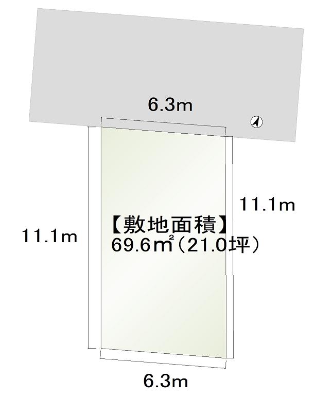 【せやまどりNo.105】「狭小地でも快適！延床27坪で叶えた無駄ゼロ設計の家」の間取り図 | LDK