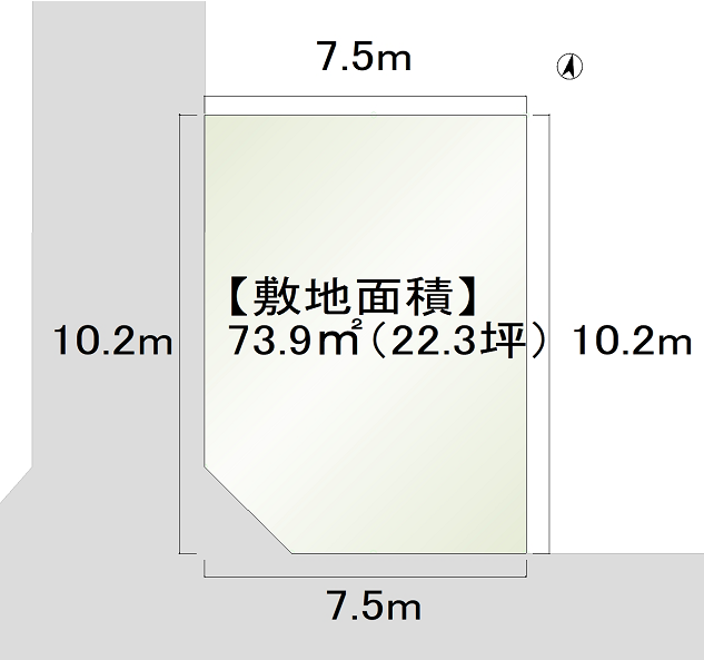【せやまどりNo.103】「狭小地の3階建てに開放的な空間・大収納を設けた家」の間取り図 | LDK