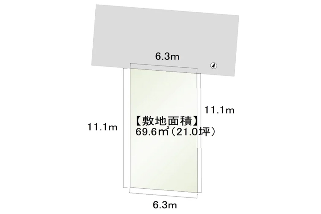 【せやまどりNo.105】「狭小地でも快適！延床27坪で叶えた無駄ゼロ設計の家」の間取り図 | LDK
